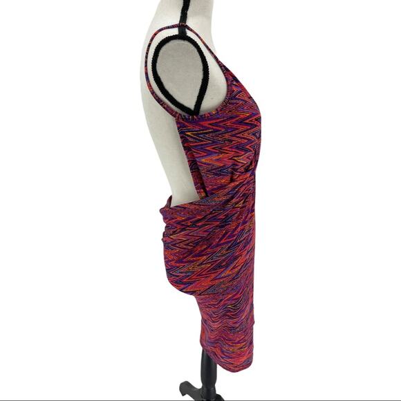 Moda International Women's Colorful Printed Swim Coverup Size Medium M - Picture 4 of 8